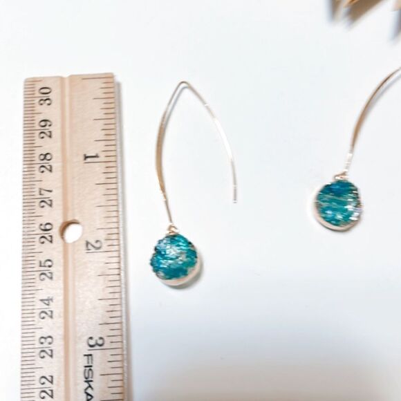 Stone drop earrings #284 - Picture 5 of 5